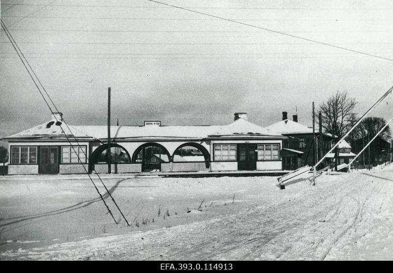 1926. a. ehitatud peatuskoht "Jõhvi alev" praeguse Jõhvi jaama asukohta.
