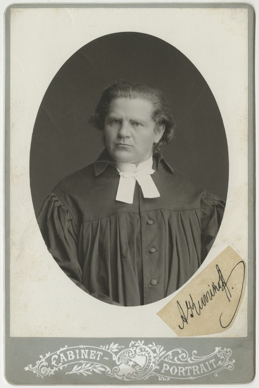 Türi pastor Andreas Kurrikoff, portreefoto