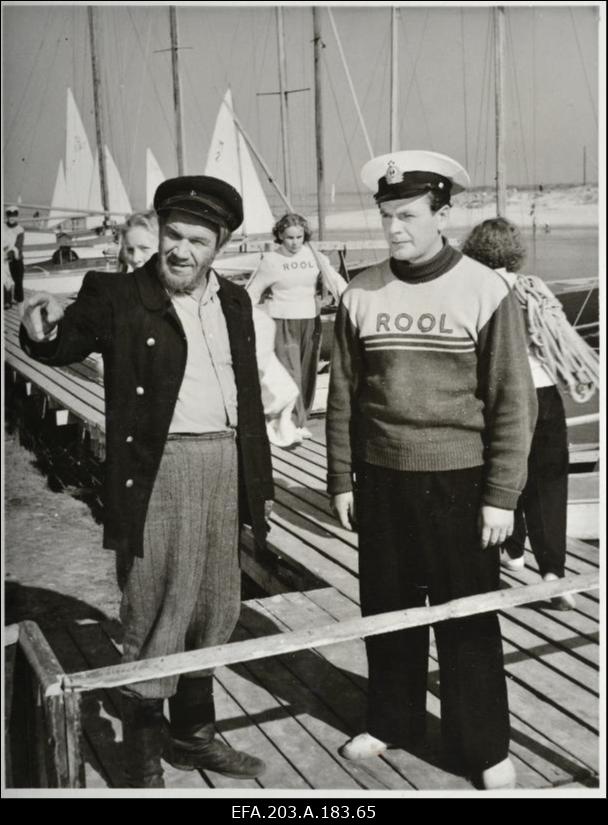 Kaader filmistuudio Tallinnfilm mängufilmist Jahid merel.