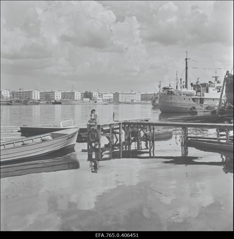 Pärnu vaade. Sadam.