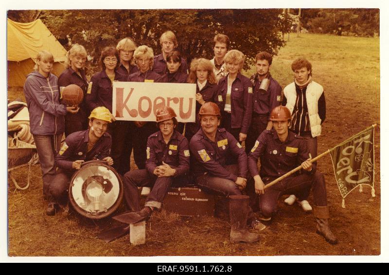 EÜE-84 rühmade grupipildid. Koeru rühm