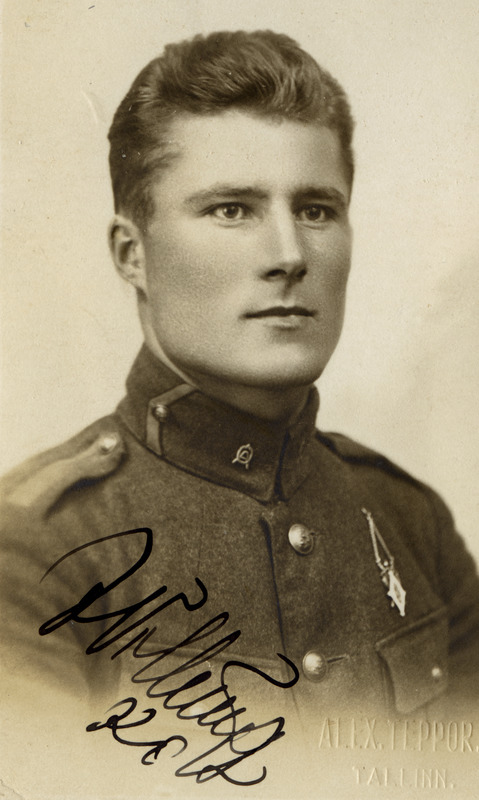 Sõjaväe Ühendatud Õppeasutuste kadett Edgar Arnold Willems (Villems).