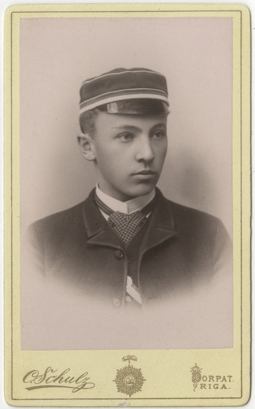 Korporatsioon "Estonia" liige Johannes Lockenberg, portreefoto