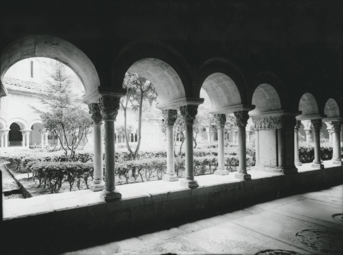 [Cloister of the Cathedral of Girona] - Partial view of the cloister of the Cathedral of Girona