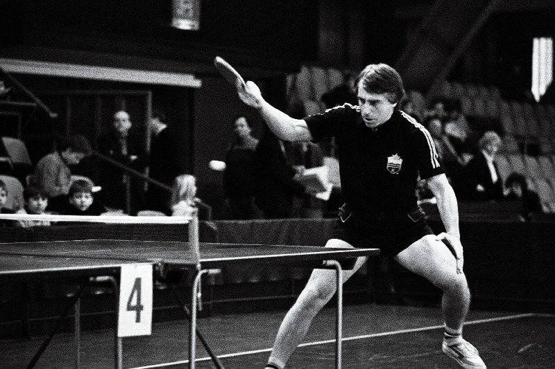 Eesti NSV individuaalsetel lauatennisemeistrivõistlustel meesüksikmängus esikoha võitnud Rein Lindmäe.