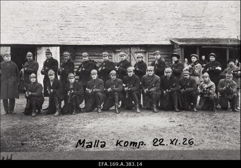 Kaitseliidu Viru Malev. Õppused, paraadid jne. Jõhvi, Rakvere, Malla jt. kompaniid.
