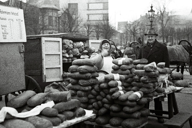 Turg jõulupühade eel.