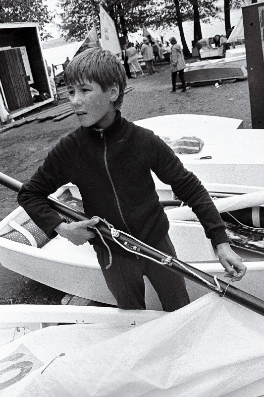 "Spinnakeri" ja "Noorte Hääle" XI "Optimistide" regatist osavõtja Indrek Puhm.