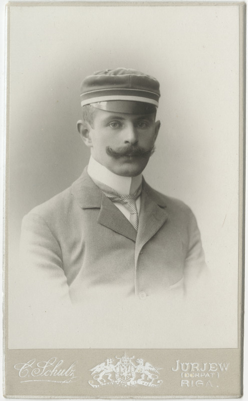 Korporatsioon "Estonia" liige John Müller, portreefoto