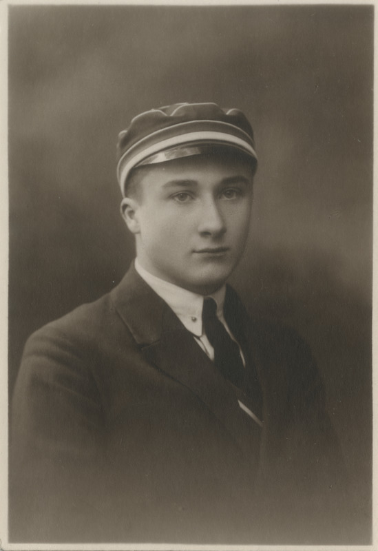 Korporatsioon "Estonia" liige Andreas von Weiß, portreefoto