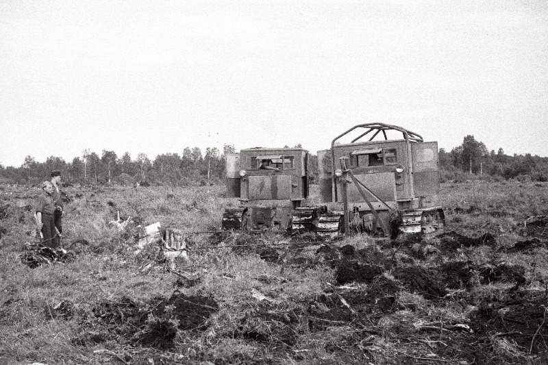 Maaparandustööd Peningi sovhoosis.