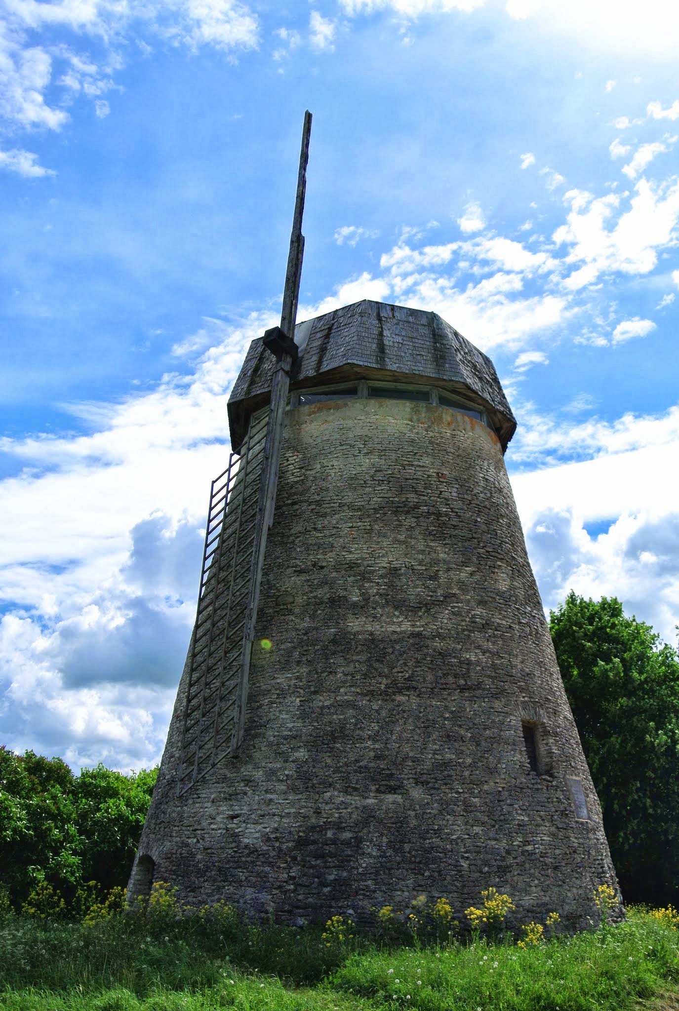 Vallimäe tuuleveski 2013 - This is a photo of cultural heritage monument of Estonia number