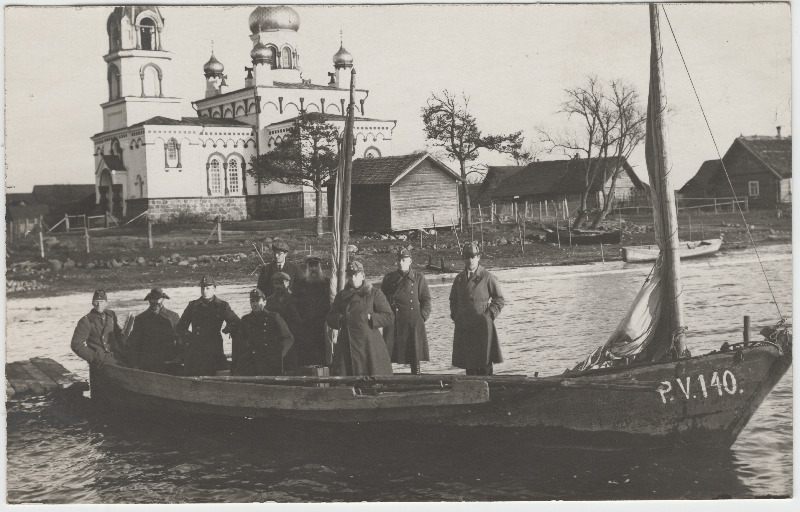 Kulje seltside juhatuse ja Värska Kaitseliidu liikmed 1929. aastal