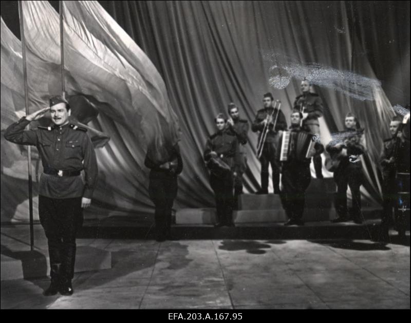 Näitleja G. Ots Laigo osas filmistuudio Tallinnfilm mängufilmis Juhuslik kohtumine.