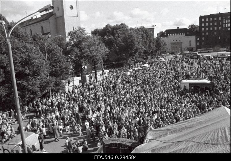 Kontsert Vabaduse väljakul.