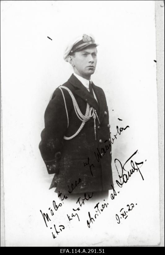 Mereväe I aastapäeva 21.dets.1919.a. puhul kingitud album. Vambola, Lembitu, Lennuk, väiksemad laevad, nende meeskonnad.