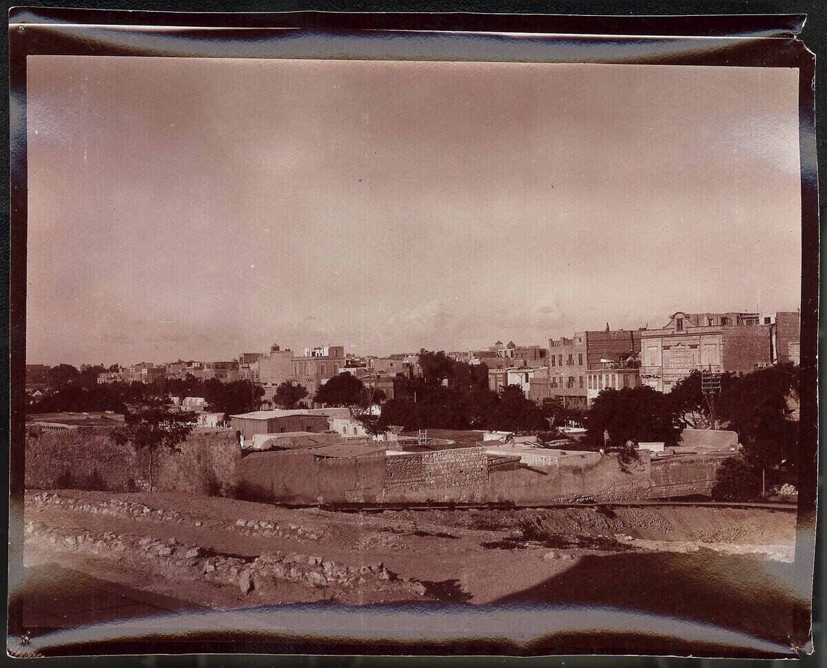 Alexandria, view of the city from the hill of the Pompey column towards the east -