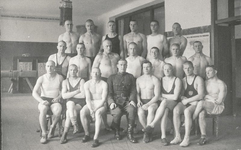 10. Üksiku Jalaväepataljoni sportlased.