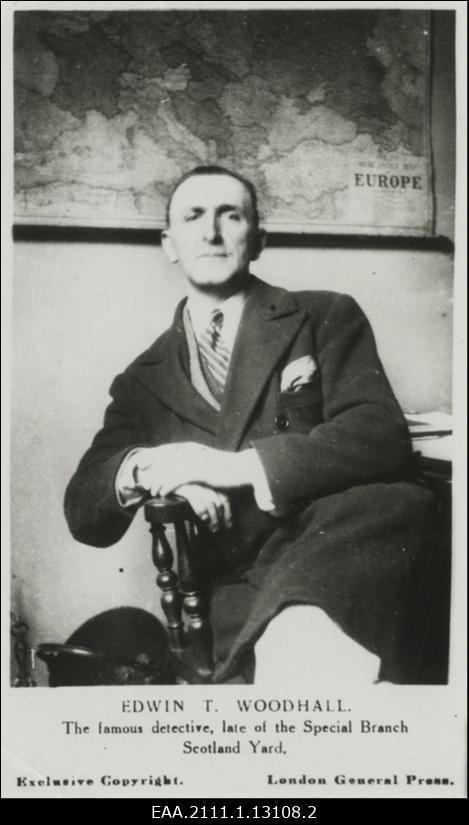 Edwin Thomas Woodhall, briti politseinik, detektiiv ja krimikirjanik, portreefoto