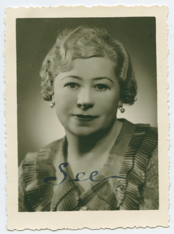 Johanna Rosenvald. Passitaotluse foto