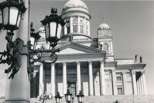 Helsingfors domkyrka på sommaren 1957.