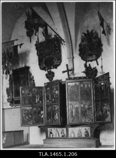 Niguliste kiriku endine peaaltar.