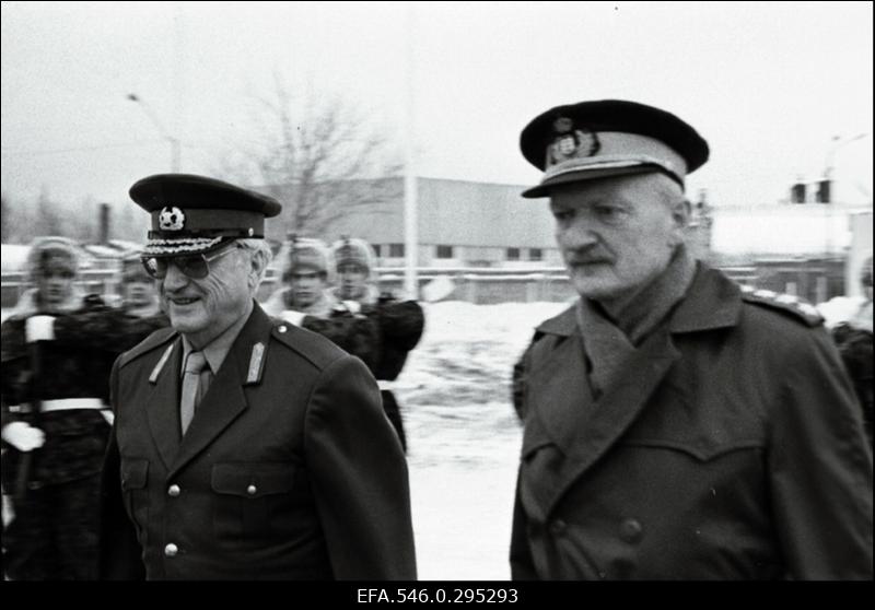 Taani kaitseväe juhataja, kindral Jorgen Lyng külastab Tallinna.