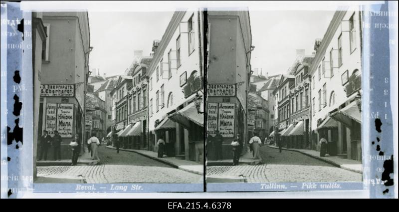 Vaade Pikale tänavale Tallinnas.