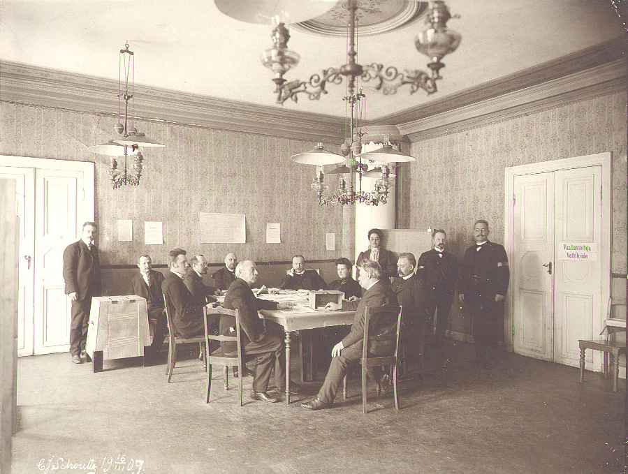 Valnämnden i Åbo 16.3.1907.