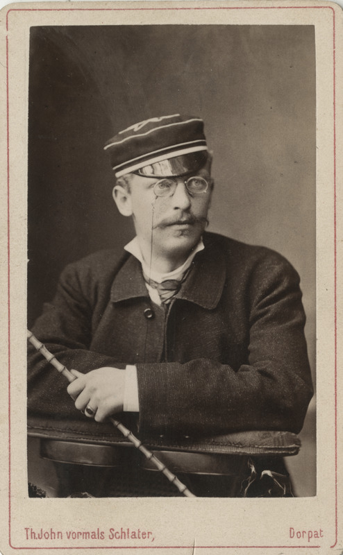 Korporatsioon "Estonia" liige Ernst von Rennenkampff, portreefoto