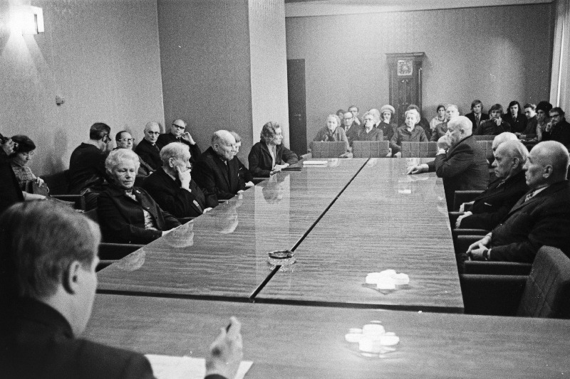 149 kommunisti protsessi elusolevad osalised: Olga Lauristin, H. Allik jt Tallinna Linna TSN Täitevkomitees.