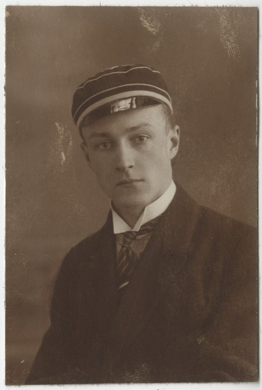 Korporatsiooni "Livonia" liige Victor von Hehn, portreefoto