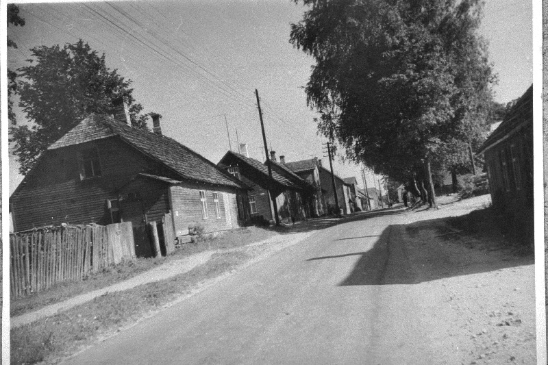 Tänav Kanepi alevikus.