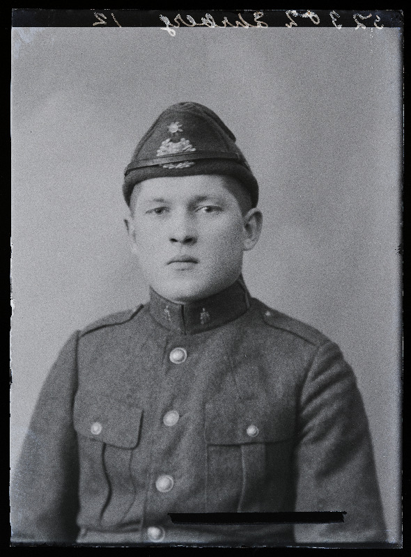 Sõjaväelane A. Ehrberg, Sakala Üksik Jalaväepataljon.