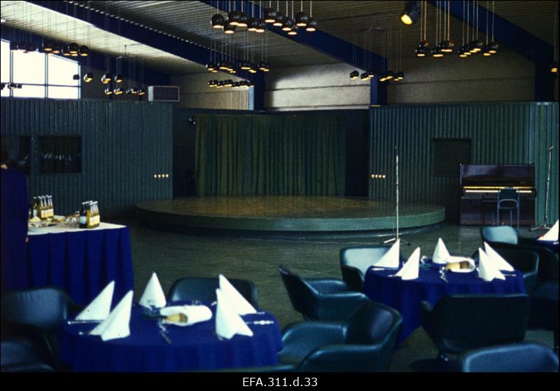 Tallinna Polütehnilise Instituudi klubi-söökla sisevaade.