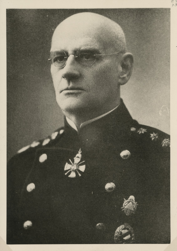 Tartu Vabatahtliku Tuletõrje Seltsi auesimees Walter Eduard Gustav Freymann. Koopia fotost