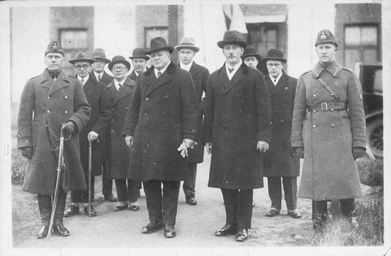 Poola marssal professor J. Szymanski külas 10. Üksikus Jalaväepataljonis (lahkumine pataljonist).