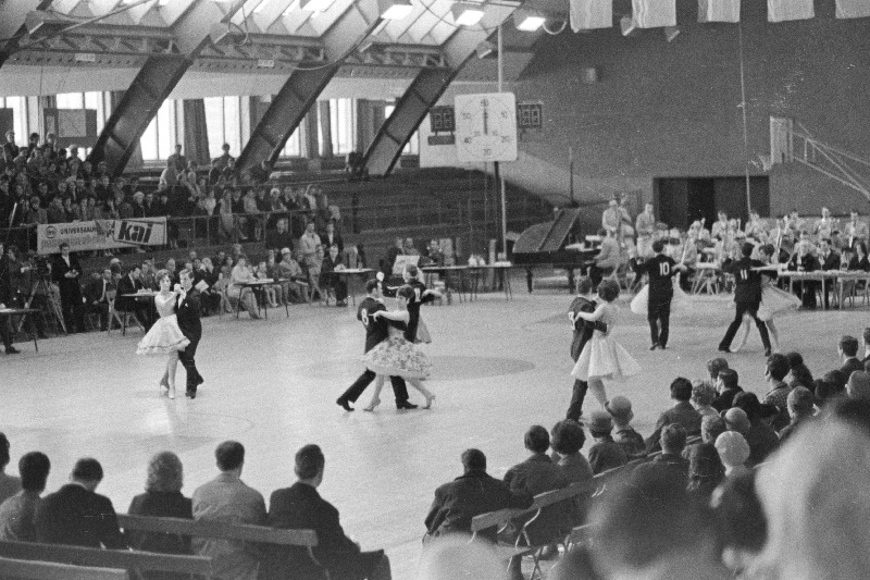 Vaade Kalevi spordihalli tantsuturniiri Kevadine Tallinn ajal.