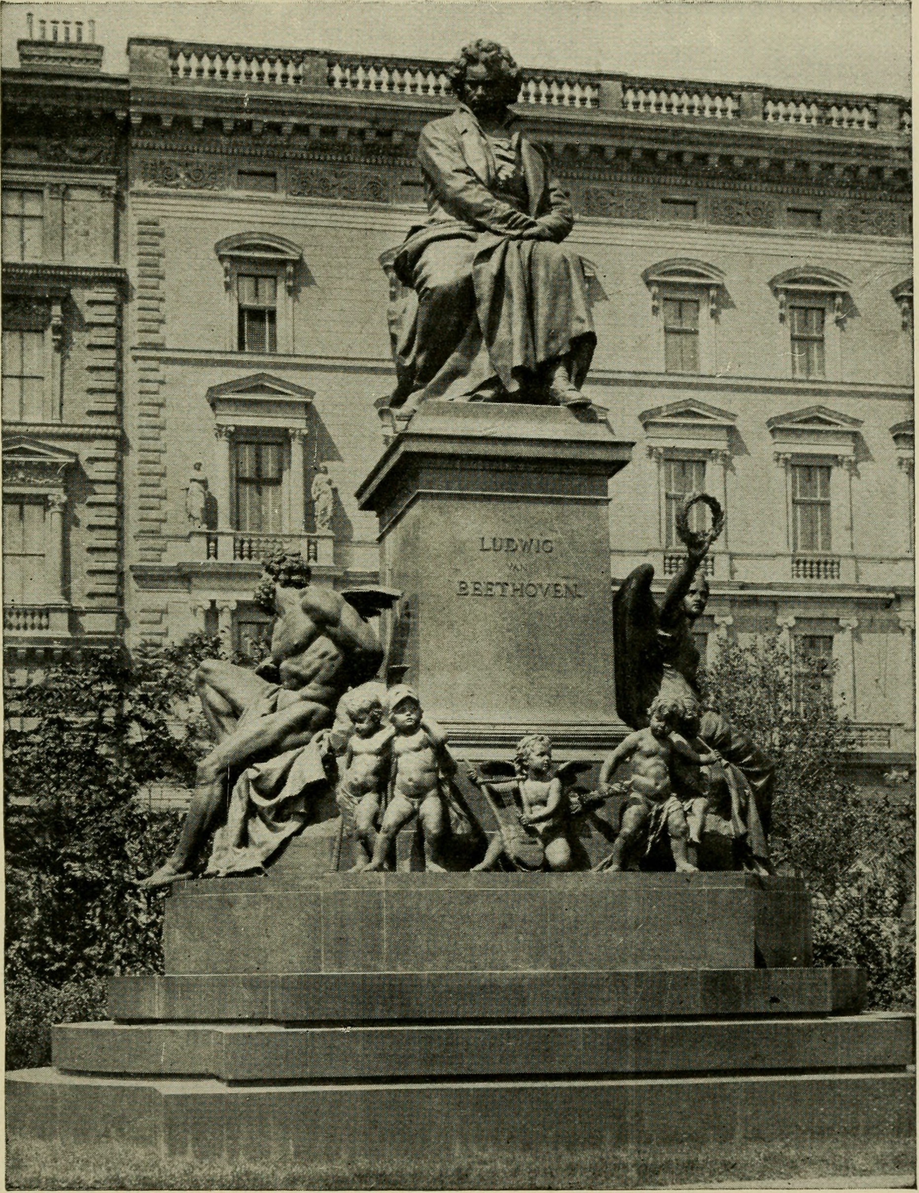 Beethoven Monument in Vienna in 1913