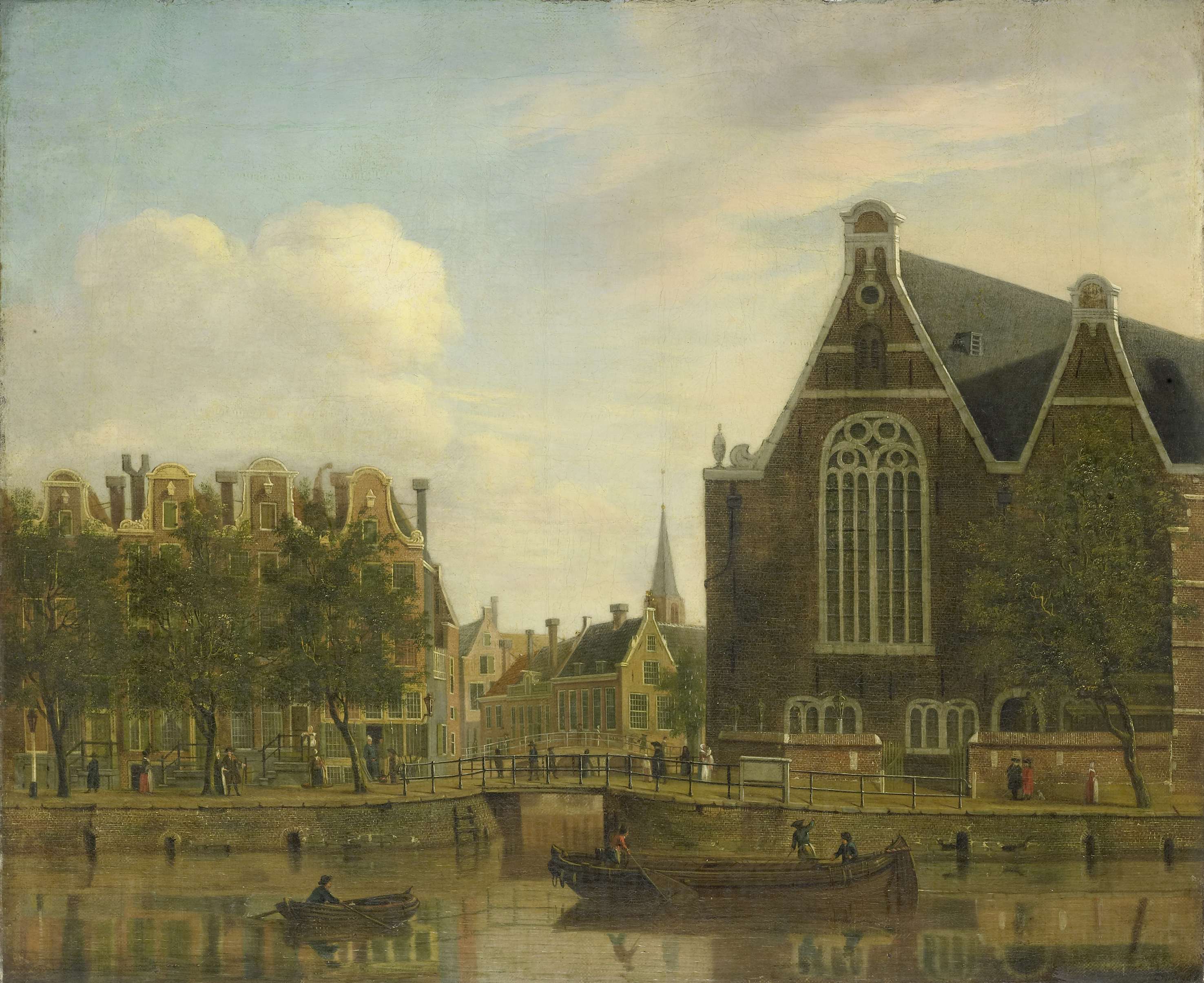 The so-called Boerenverdriet on the Spui, Amsterdam -