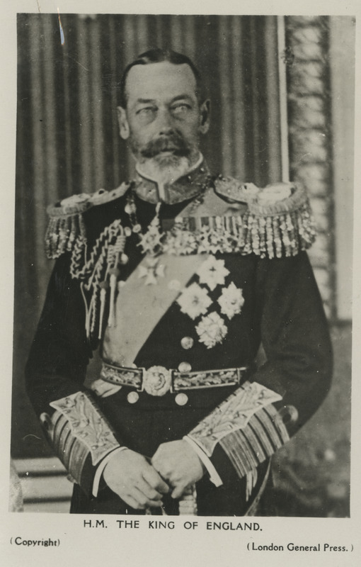 George Frederick Ernest Albert Windsor (Georg V), Suurbritannia ja Iirimaa Ühendkuningriigi kuningas ning India keiser 6. maist 1910 kuni surmani. Portreefoto