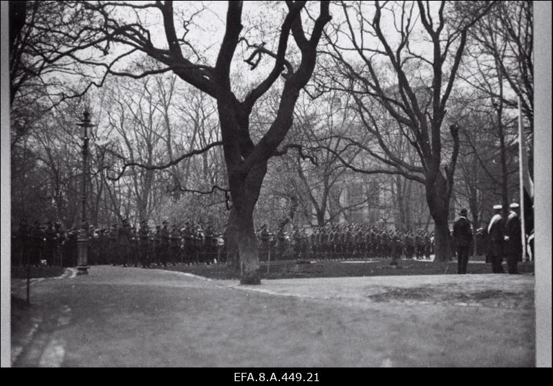 Vabadussõjas langenud soomlaste mälestussamba avamine Helsingis 27.mai  1923.a.