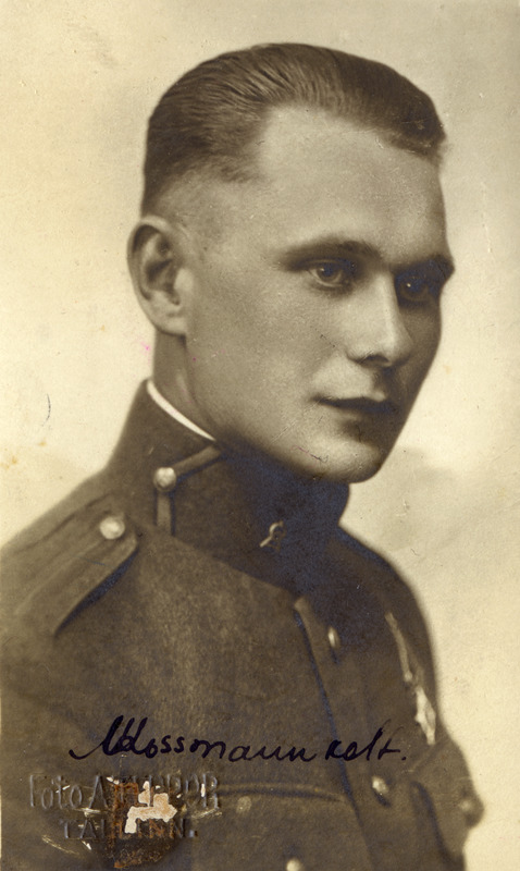 Sõjaväe Ühendatud Õppeasutused. Kadett Mihkel Lossmann (Uudla).