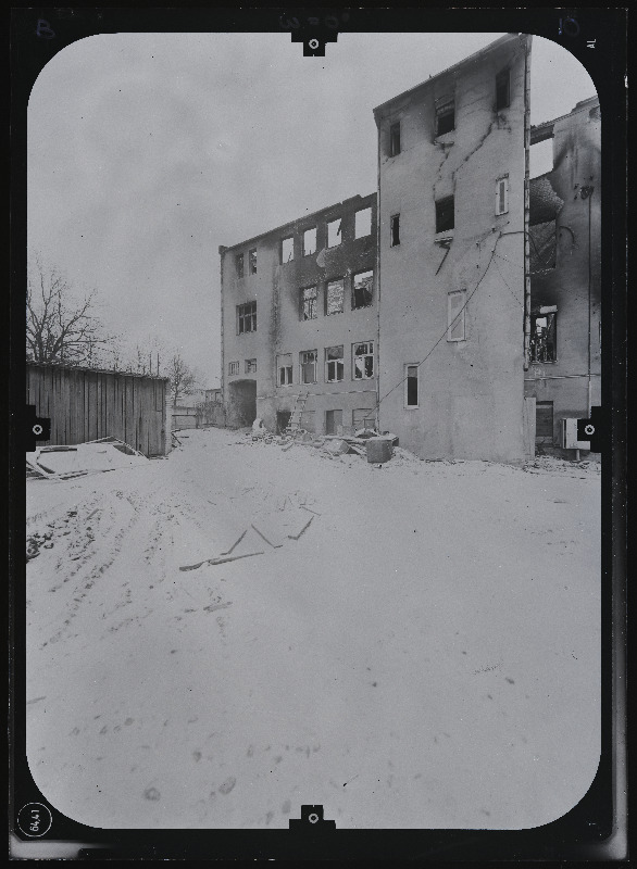 Valga, Vabaduse tn 5 (endine Võidu tänav). Stereofotogramm-meetriline mõõdistamine.