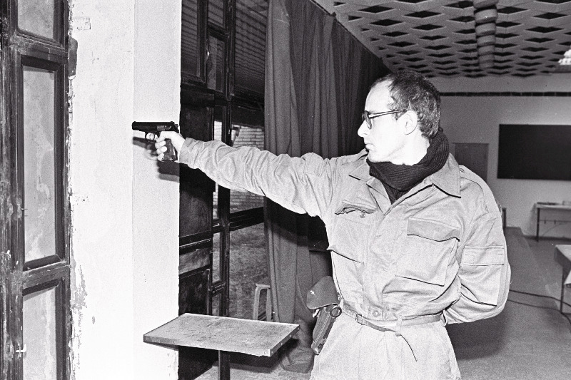 Piirikaitseväed Männiku lasketiirus.