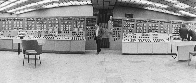 Eesti Elektrijaama peajuhtimispult.