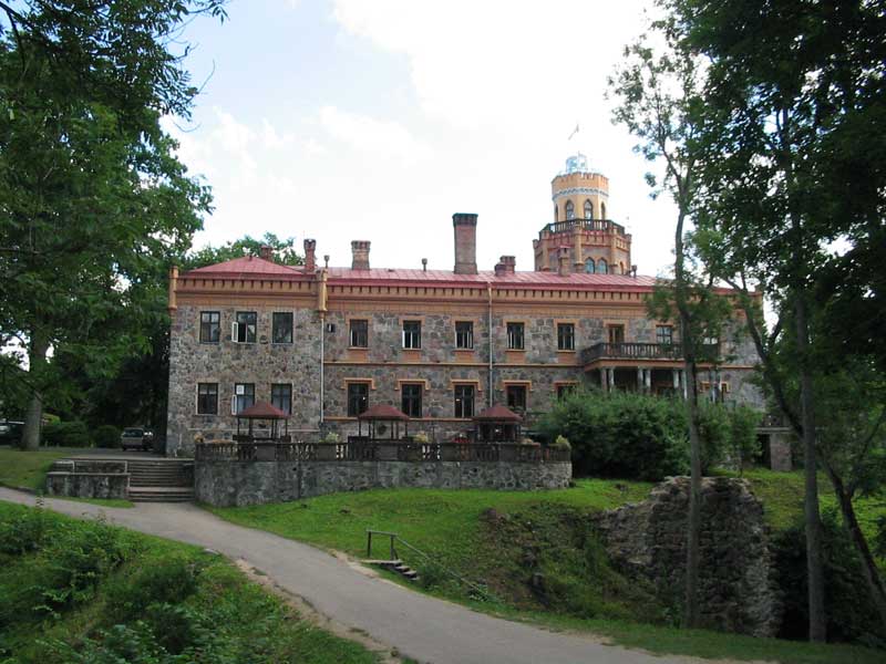 Sigulda Castle backside - Backside of Sigulda Castle, Sigulda, Latvia.