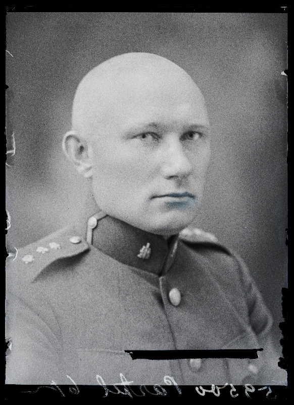 Sõjaväelane, kapten Aleksander Pärtel, Sakala Üksik Jalaväepataljon.