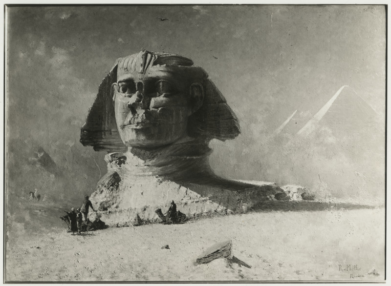 Sfinks. Fotokoopia Reinhold von Moelleri (von Möller; 1847-1918) maalist