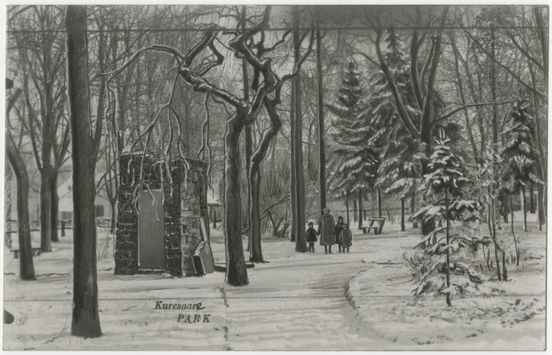 Talvine Kuressaare park